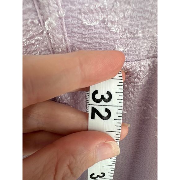 Wild Fable Dress Womens Small Purple Mini Lavender Pastel Tiered Milkmaid Boho - Picture 7 of 8